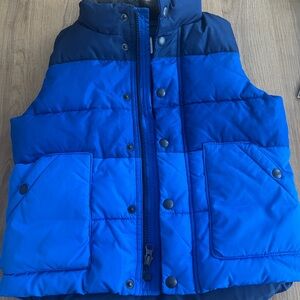 Kids Blue Puffer Vest